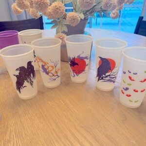 New Starbucks Reusable Cups Halloween Christmas Valentines Day (set of 13)